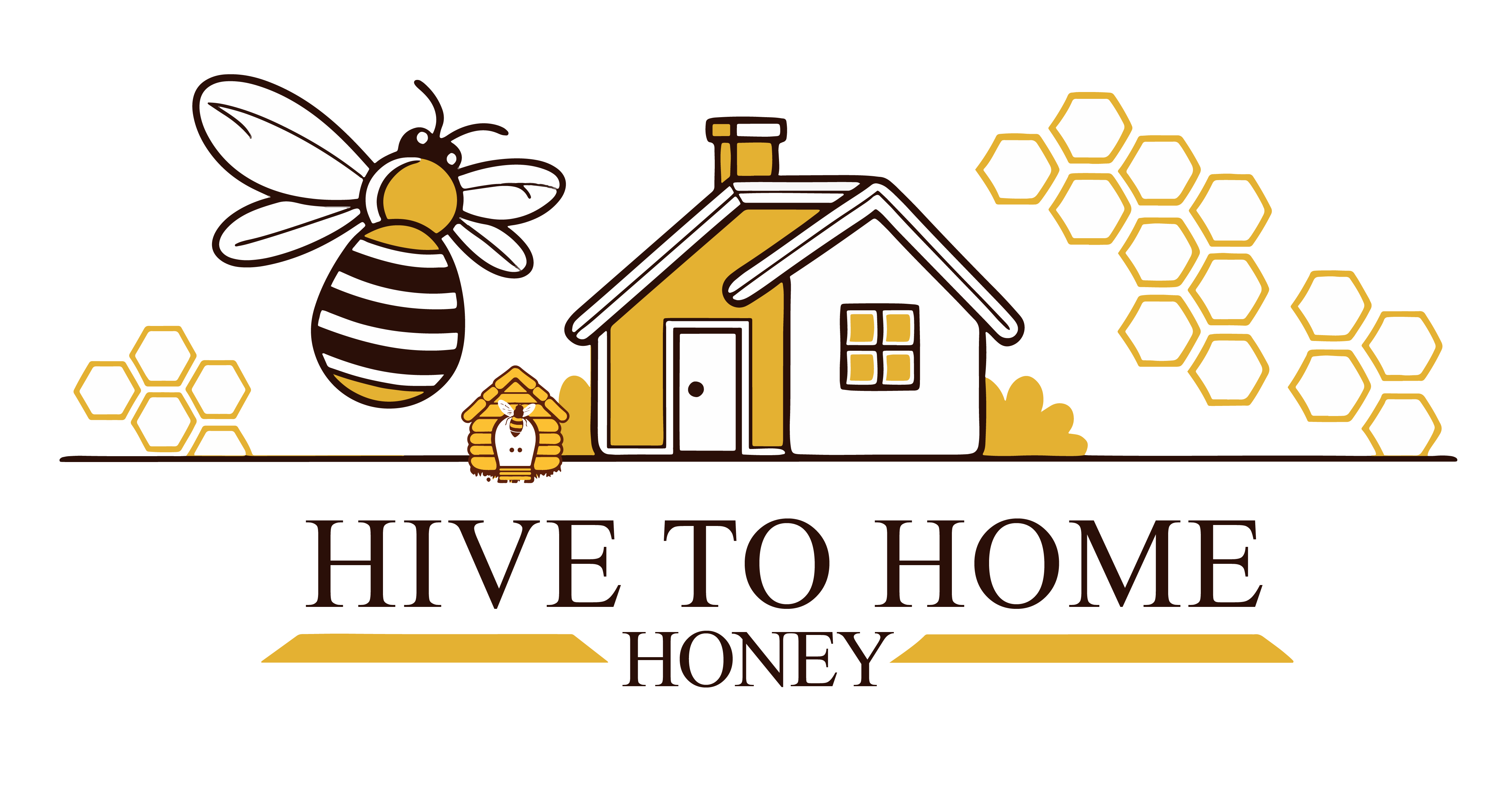 Hive to Home Honey Logo